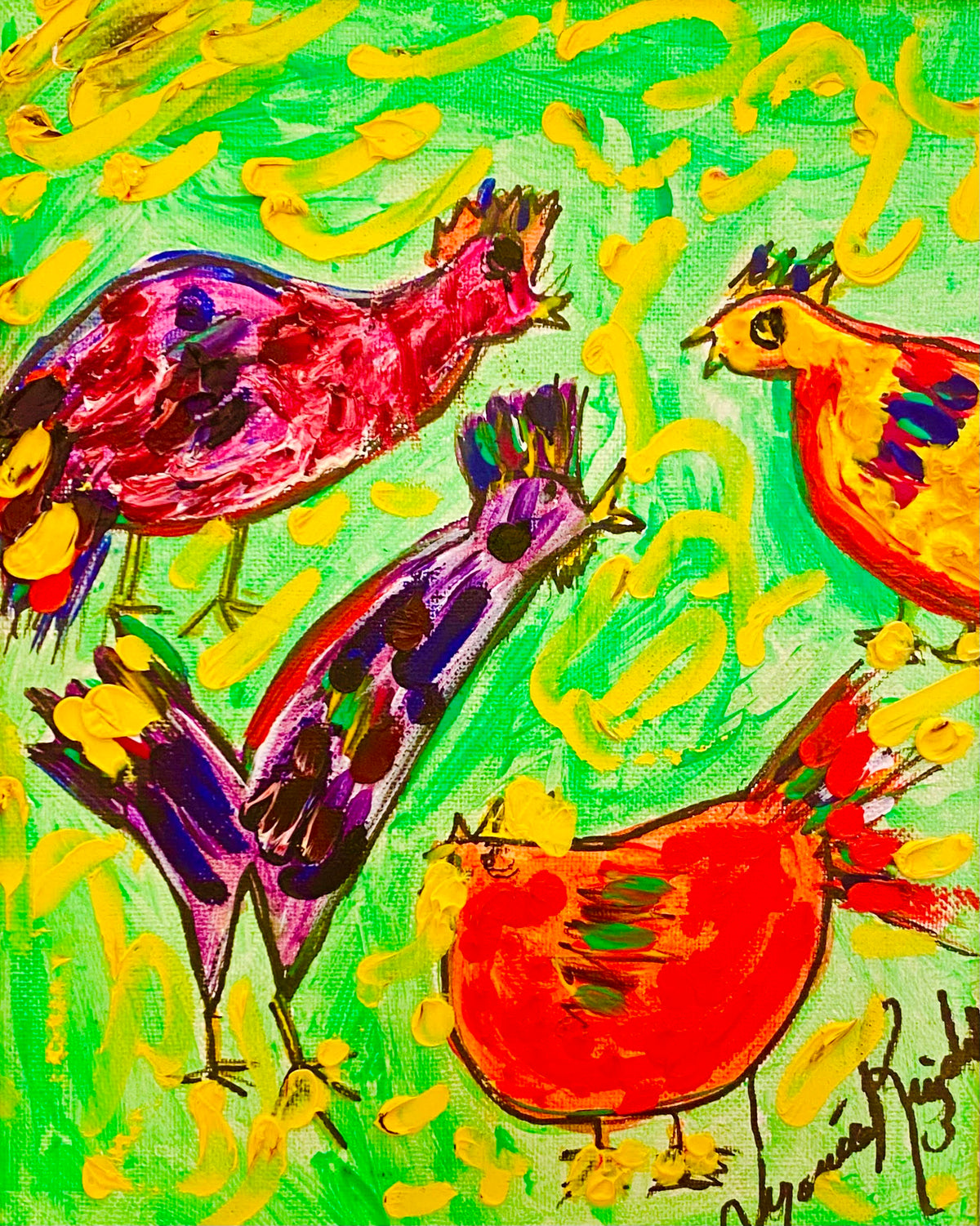 SOLD - &quot;Gallinas&quot;