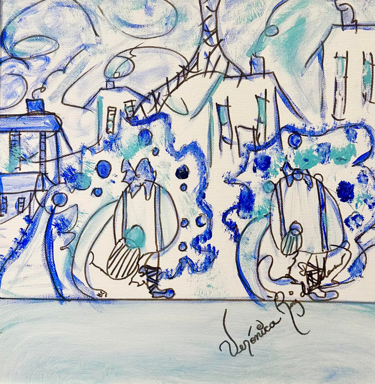 "Two Dancers in Paris"