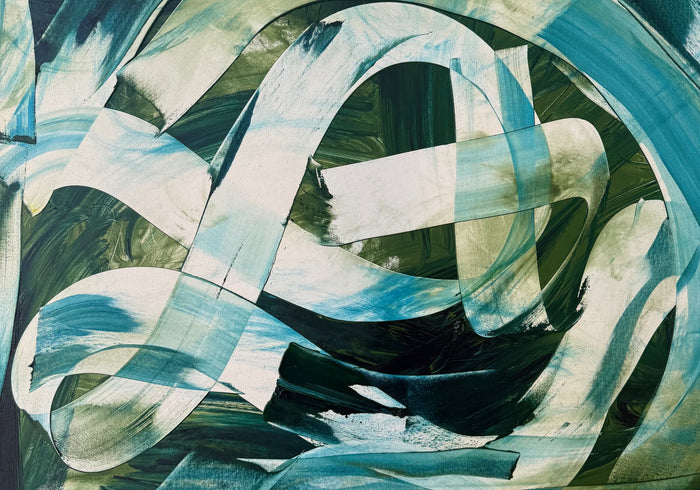Simple, original painting by Veronica Ruiz de Velasco